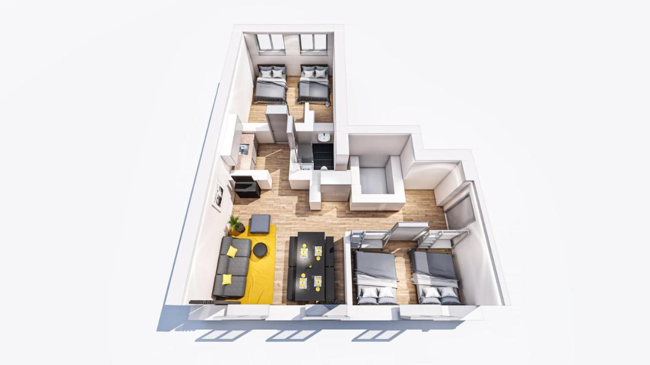 Marienplatz Apartment 2 Bedrooms Living Room Kitchen Monachium Zewnętrze zdjęcie